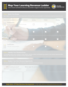 Map Your Learning Revenue Ladder Document